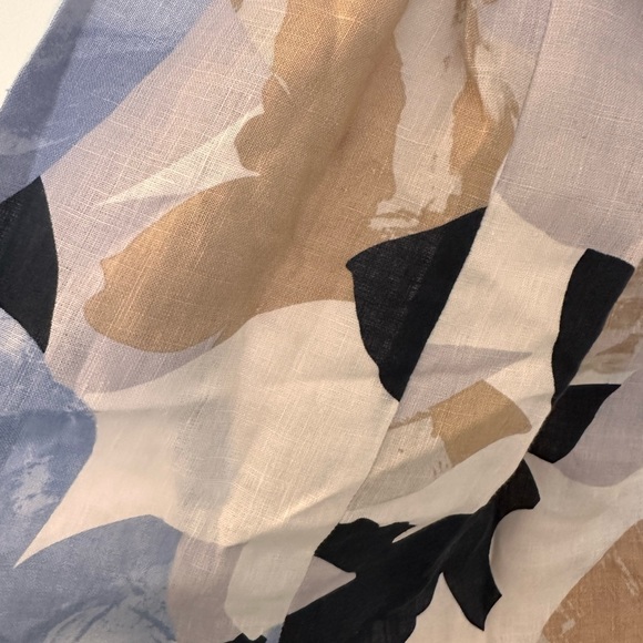 RUMER Linen Floral Maxi Dress - Picture 9 of 9